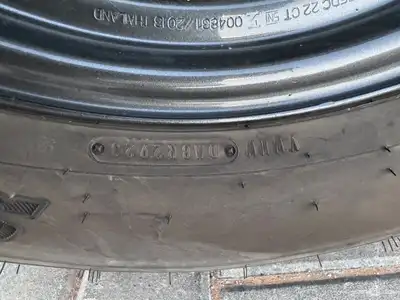 للبيع كفرات دنلوب حجري مقاس 17 ( ابو لبنه ) مع جنوط هلل 3