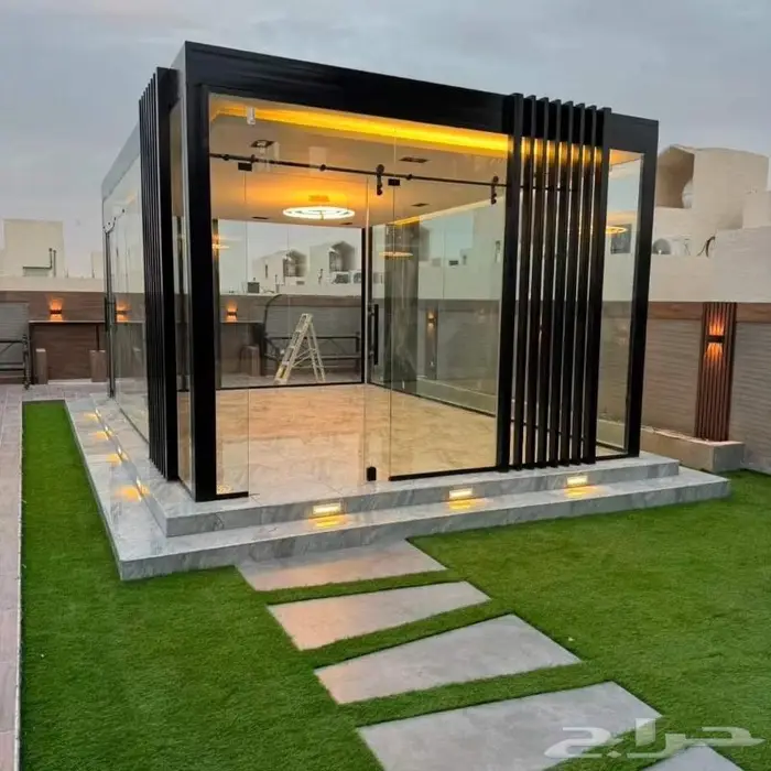 غرف زجاجية وجلسات وشلالات ونوافير 2
