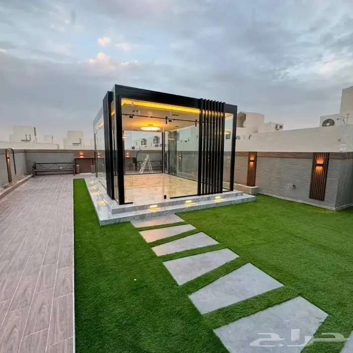 غرف زجاجية وجلسات وشلالات ونوافير 3
