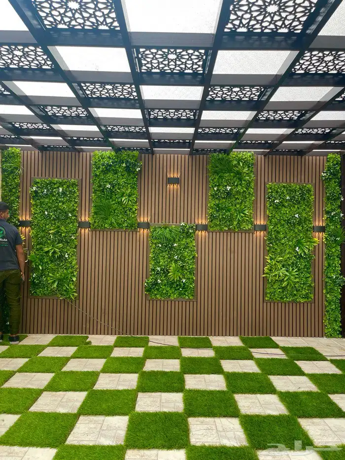 العشب الصناعي وبديل الخشب والديكورات الداخليه 9