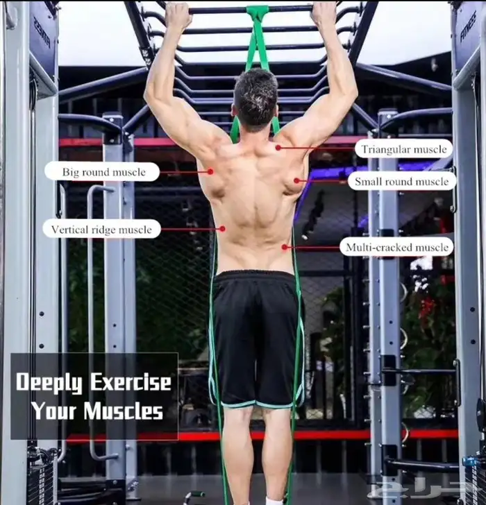 حبل مقاومه مطاط طبيعي سوبر جامبو يتحمل الى127 كيلو 2