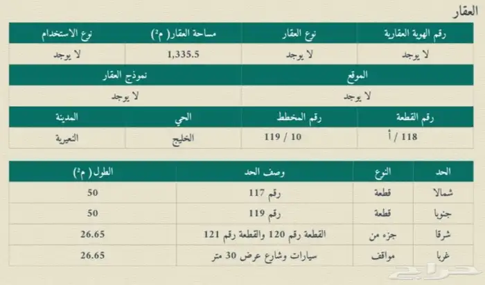 ارض تجارية النعيرية 2