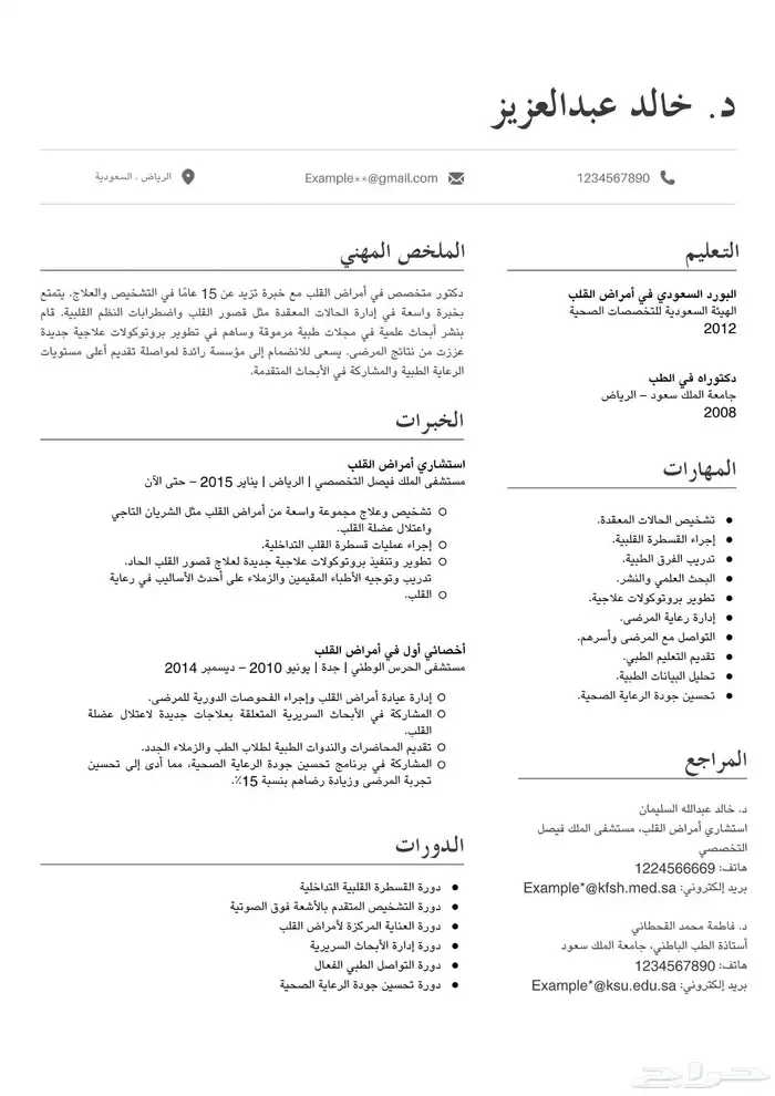 سيرة ذاتية احترافية - عربي او انجليزي 0