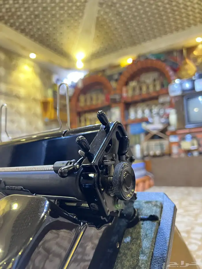 طابعة يدوية ملكية قديمة جدا 1950م تراثية 24