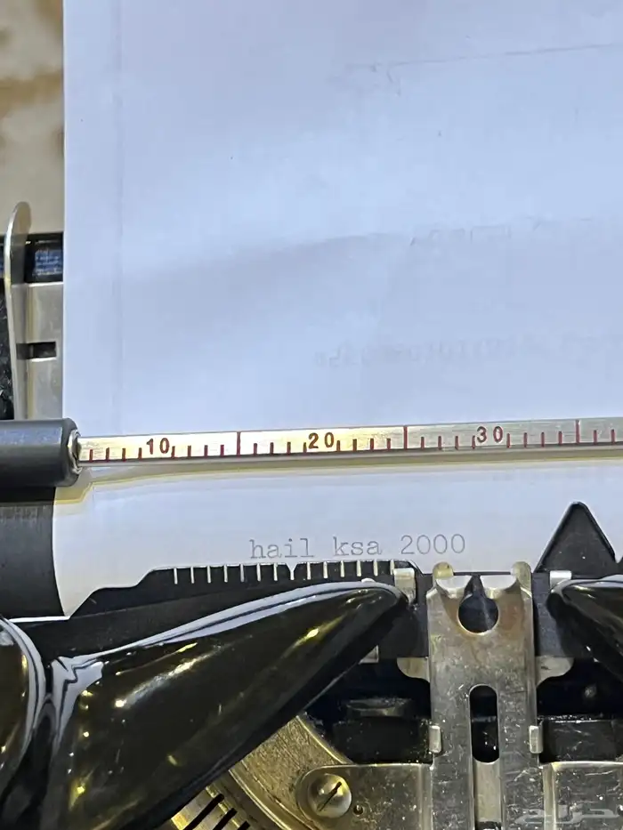 طابعة يدوية ملكية قديمة جدا 1950م تراثية 26