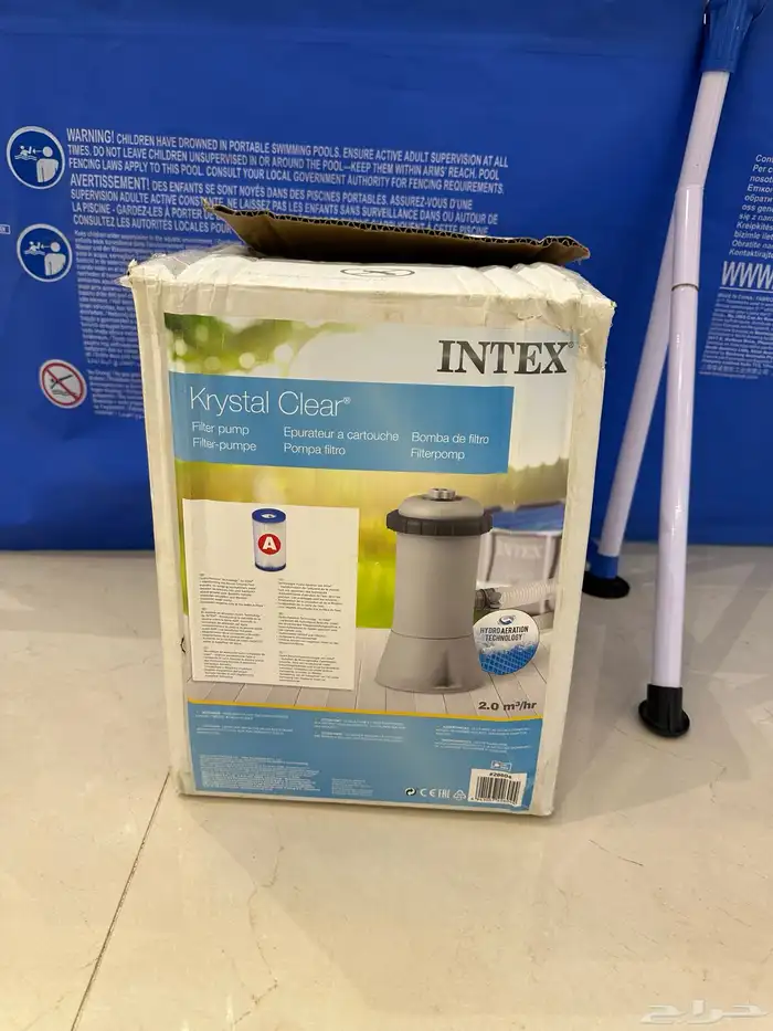 مسبح بيست واي Bestway مع فلتر انتكس وشراع انتكس 3