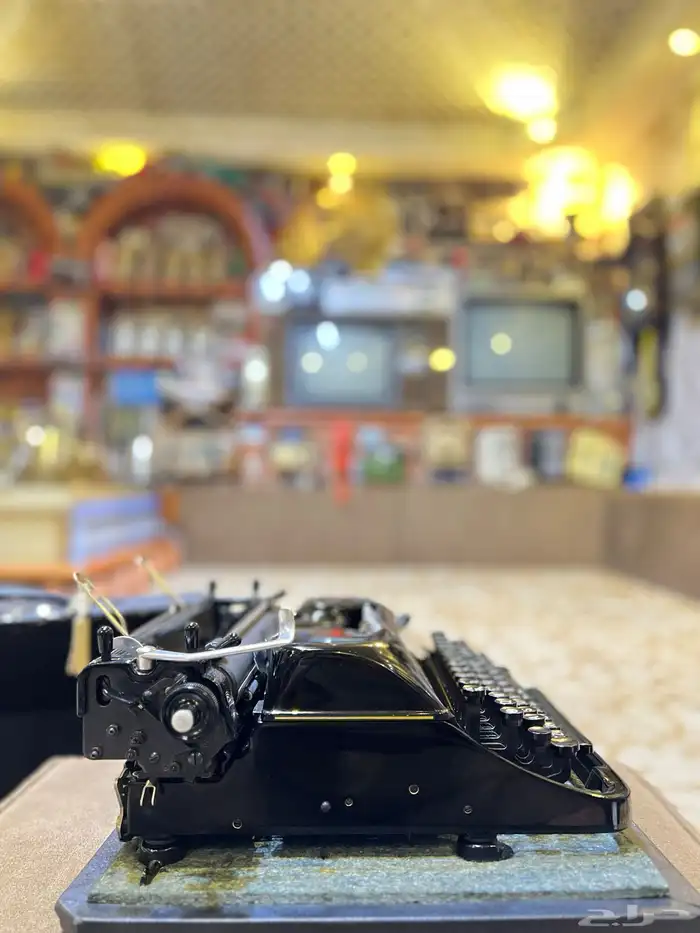 طابعة يدوية ملكية قديمة جدا 1950م تراثية 15