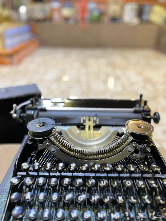 طابعة يدوية ملكية قديمة جدا 1950م تراثية 22