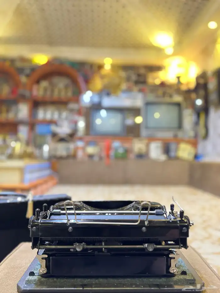 طابعة يدوية ملكية قديمة جدا 1950م تراثية 12