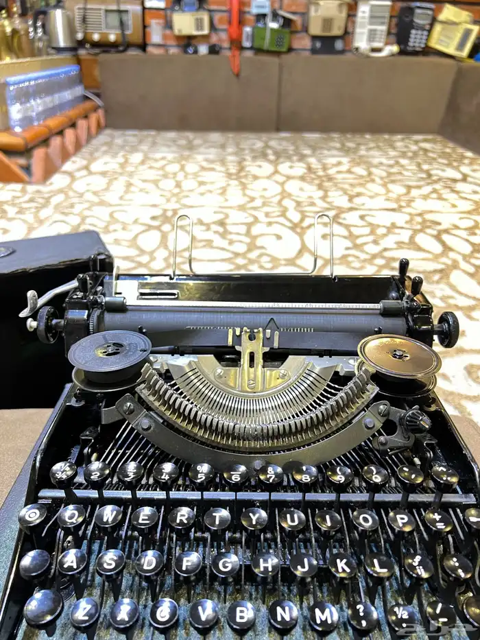 طابعة يدوية ملكية قديمة جدا 1950م تراثية 21