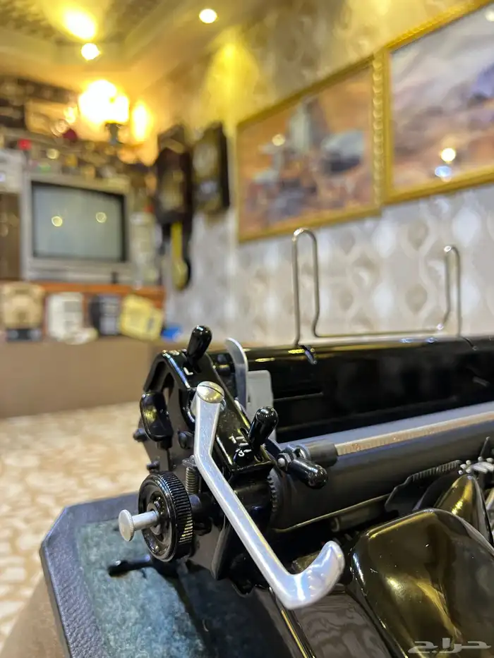 طابعة يدوية ملكية قديمة جدا 1950م تراثية 25