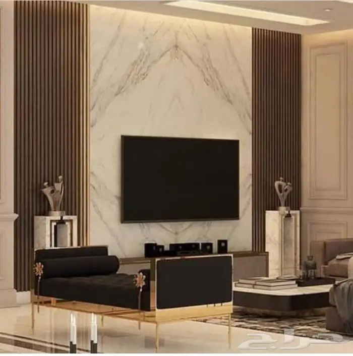 فوم بديل شيبورد تكسيات خشب مرايا مداخل شاشات وجهات 3