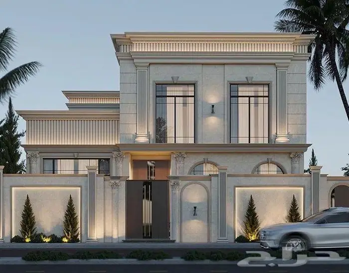 تصميم واجهات فلل وداخلي بجوده عاليه 2