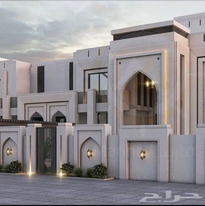 تصميم واجهات فلل وداخلي بجوده عاليه 4