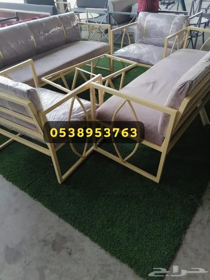 العاب مراجيح مع جلسات حديدية فخمة 9