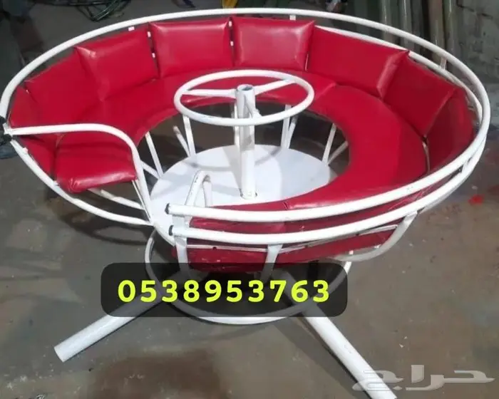 العاب مراجيح مع جلسات حديدية فخمة 14