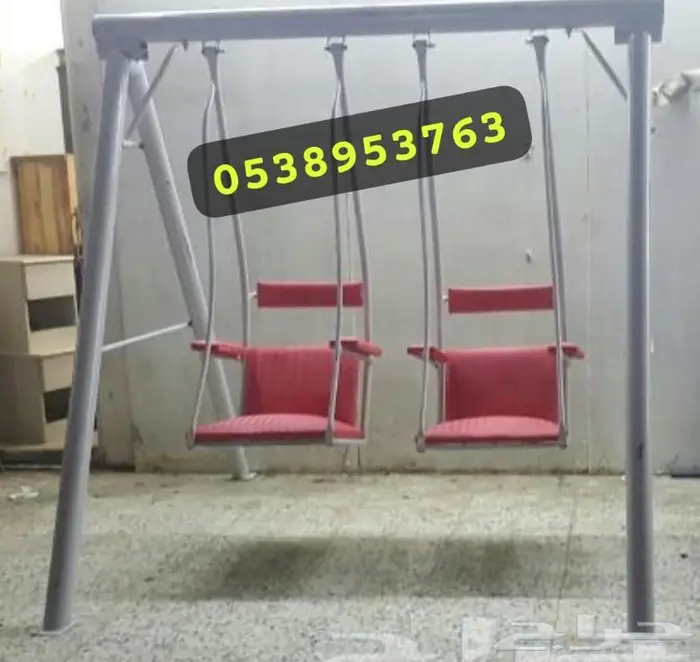 العاب مراجيح مع جلسات حديدية فخمة 6
