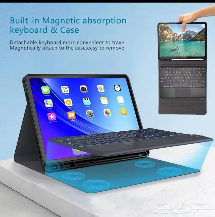 كيبورد ايباد برو 2024 (11 انش ) عربي انجليزي iPad pro 2024 5