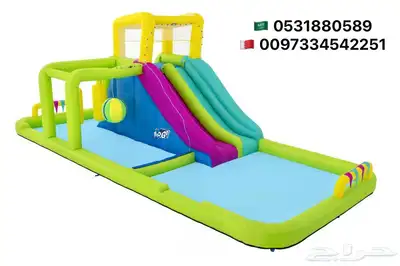 بيع ملعب صابوني نطيطات زحاليق زحليقات العاب مائية مسابح 33