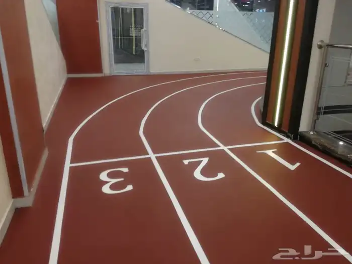 أرضيات مطاطيه ملاعب تنس وطائره بلاط مطاطي رول مطاطي 14
