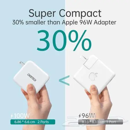 شاحن فائق السرعة وبقوة 100 واط تشويتيك شحن PD 1