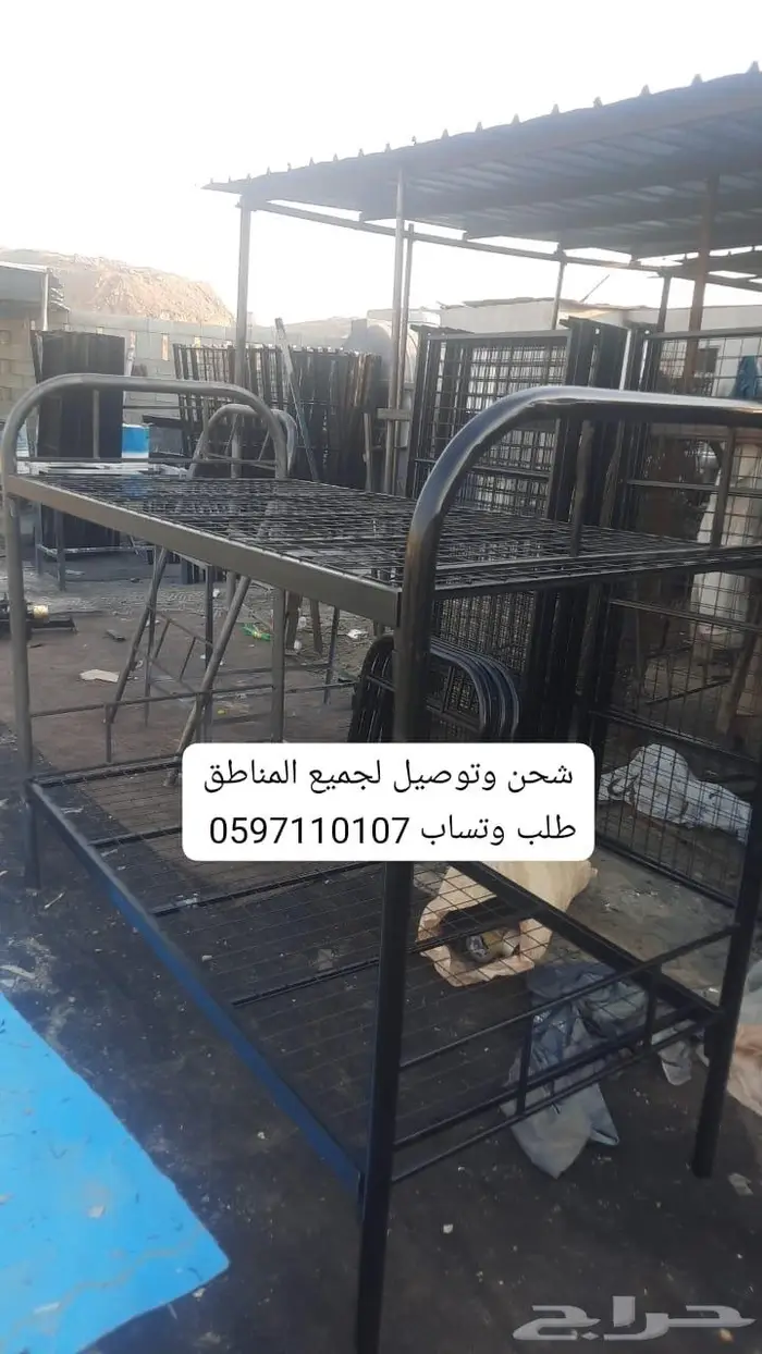 مصنع سرير حديد و خشب مطبق و عادي  جدة 12