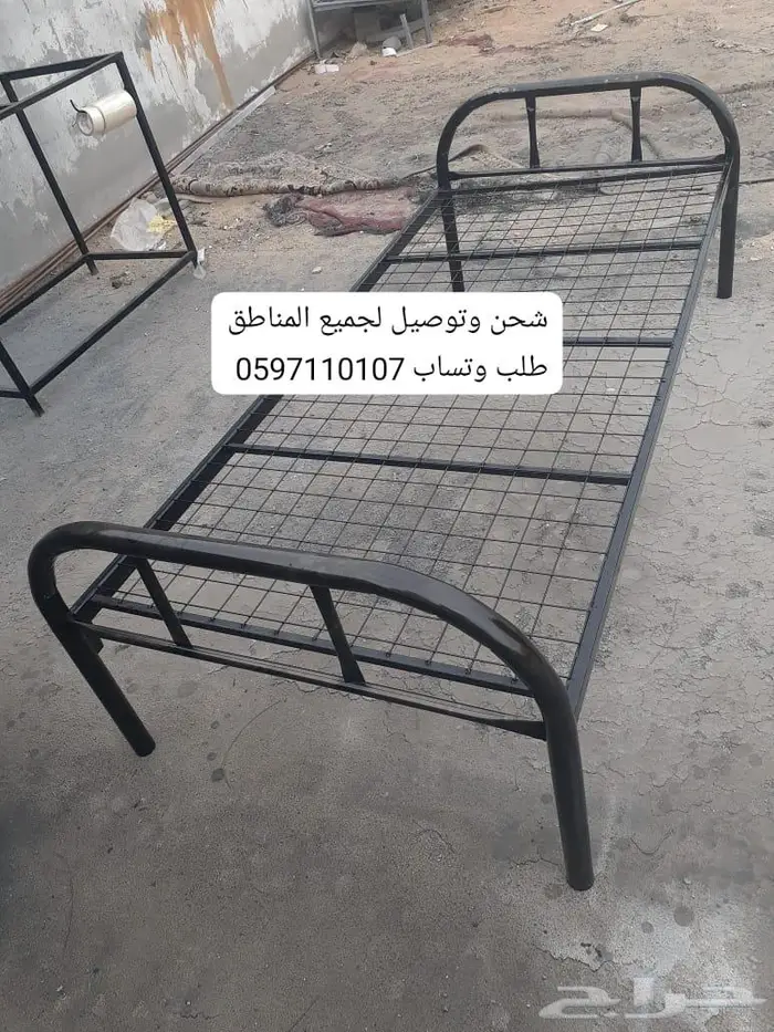 مصنع سرير حديد و خشب مطبق و عادي  جدة 13