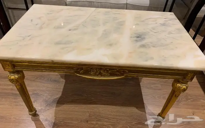 طاولة رخام كلاسيكيه مخزنه 0