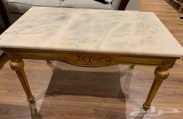 طاولة رخام كلاسيكيه مخزنه 4