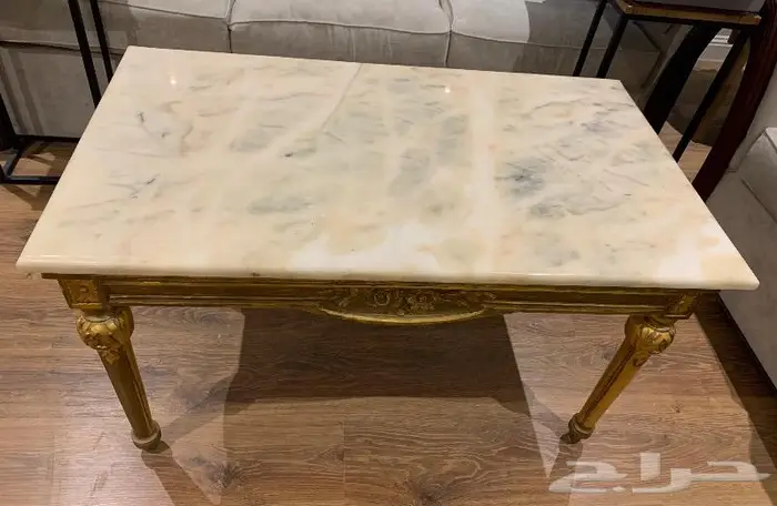 طاولة رخام كلاسيكيه مخزنه 1