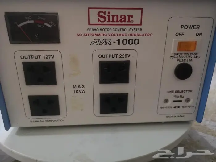 محول كهرباء ياباني 110Vالي 220V حجم1000W 1