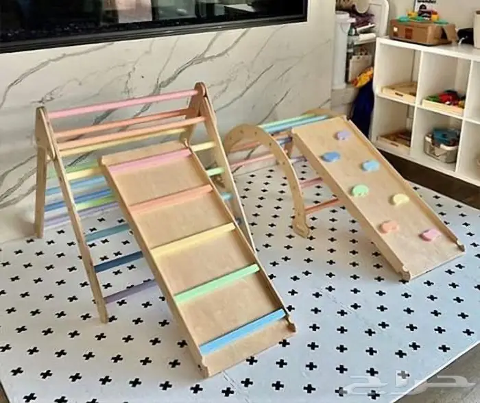 السلم السويدي الخشبي 3