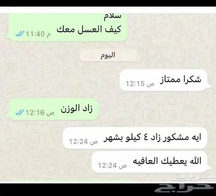 عسل التسمين مضمون ميه بلميه 4
