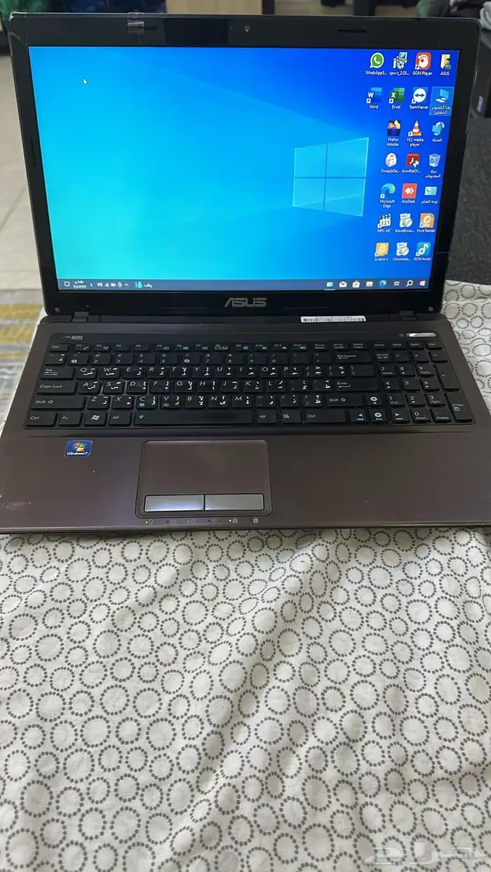 لابتوب i7سريع جدا 8رام ssd256 9