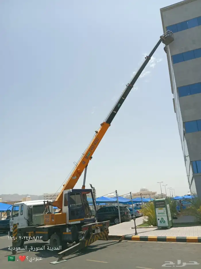 كرين سطحه ونش بوم تراك للايجار كل مايلزم رفع ونقل وصيانه 17