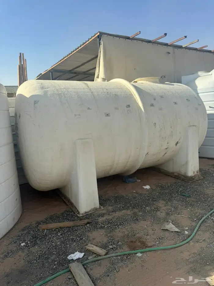 خزان ماء للبيع 20الف التر فيبر المريكي افقي ممتاز اخو جديد 1