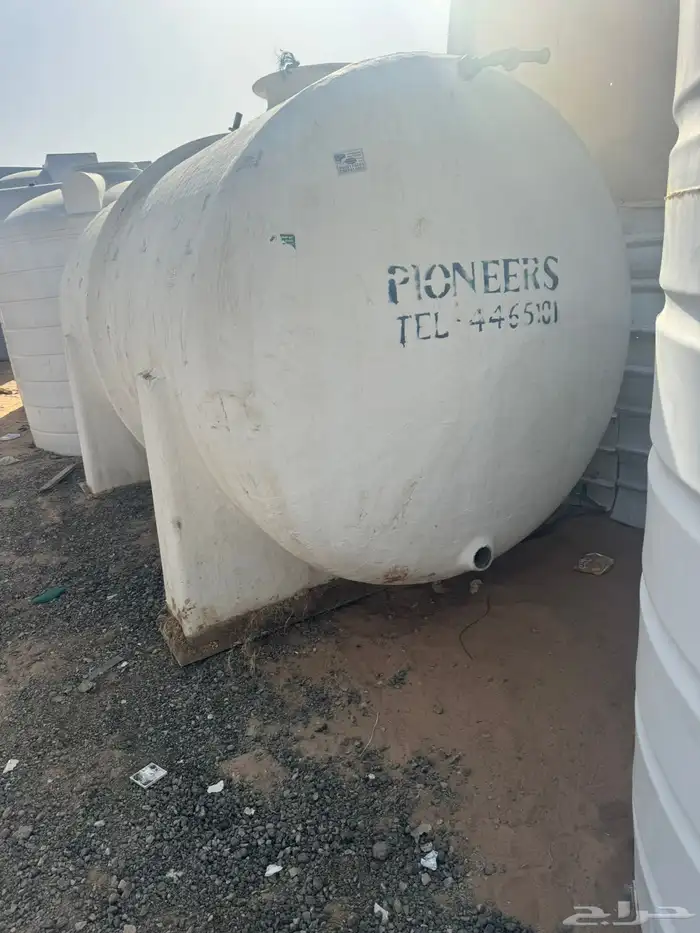 خزان ماء للبيع 20الف التر فيبر المريكي افقي ممتاز اخو جديد 3