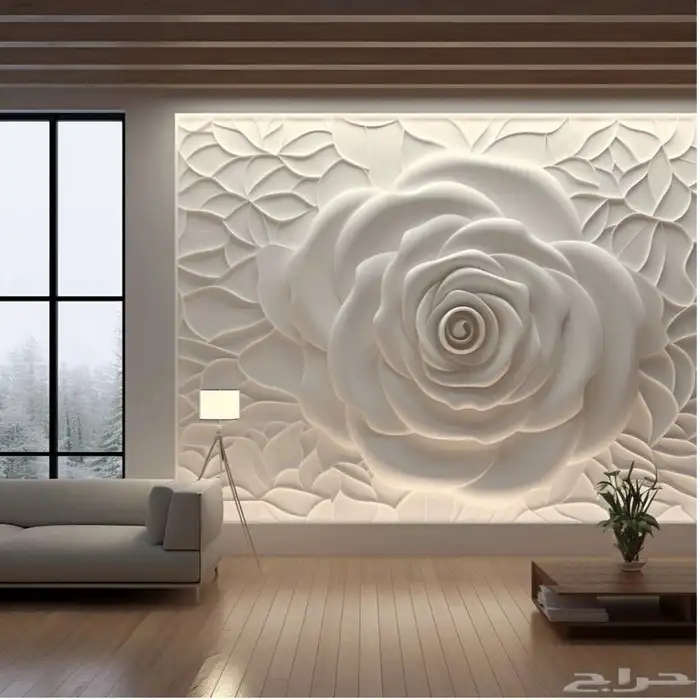 ديكور منزل نحت 3D خشب 7