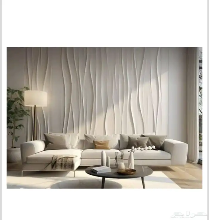 ديكور منزل نحت 3D خشب 8