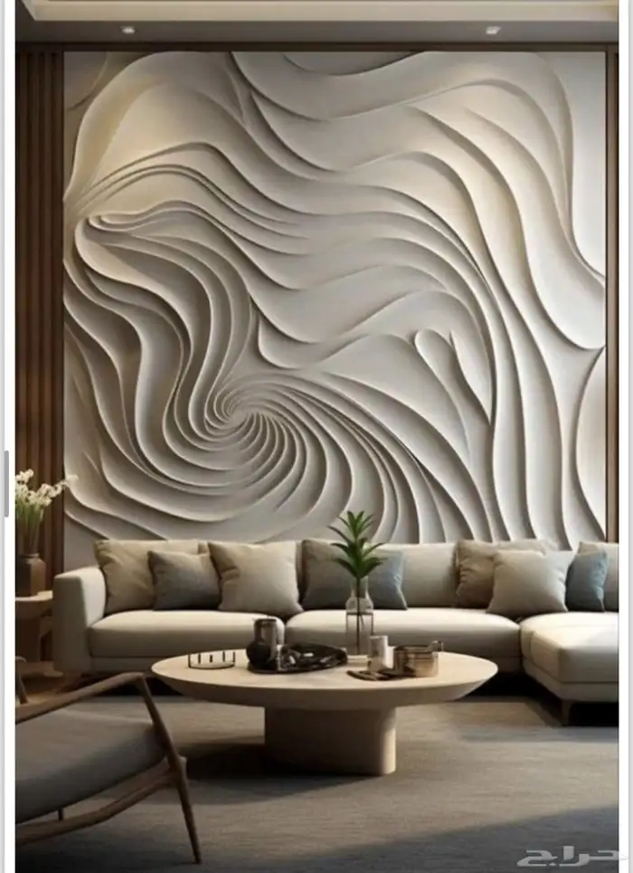 ديكور منزل نحت 3D خشب 3