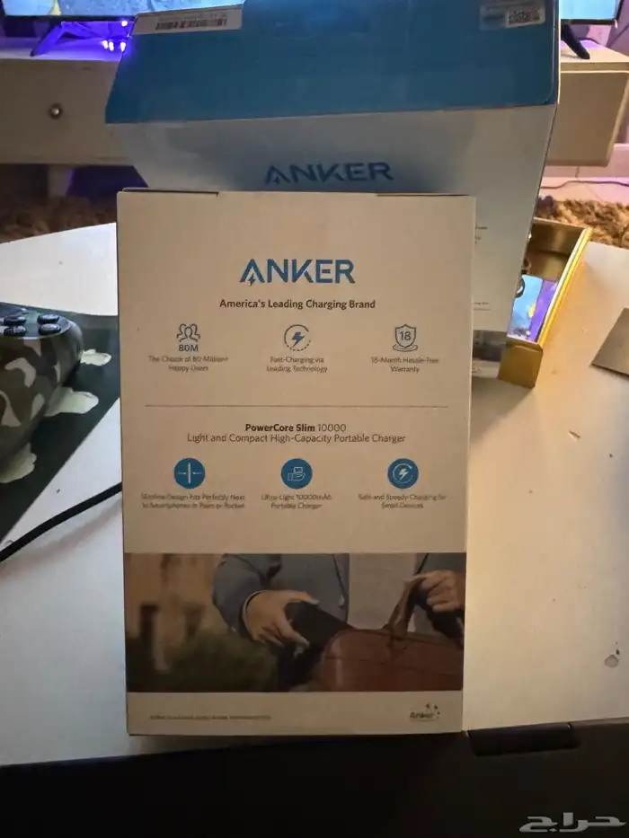 شاحن انكر باور بنك حبه وعليها حبه مجانا ب 200 شامل التوصيل 3