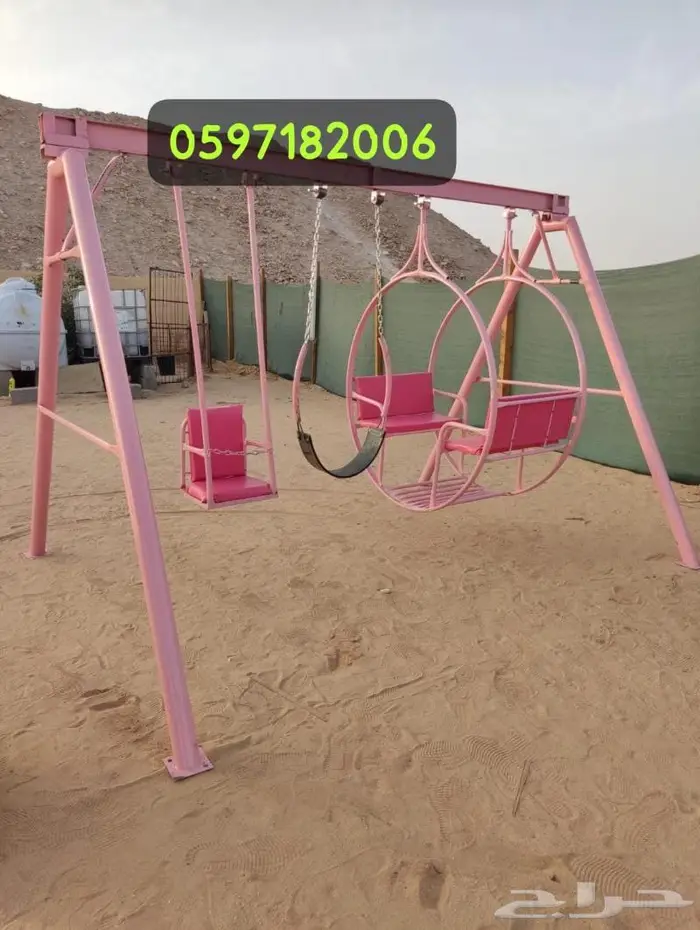 جميع الألعاب والمراجيح جاهزة او تفصيل على الطلب 30