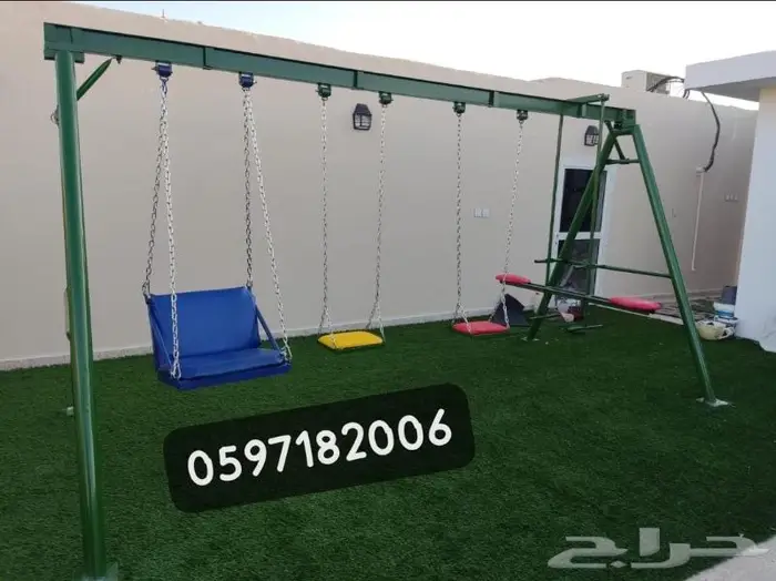 جميع الألعاب والمراجيح جاهزة او تفصيل على الطلب 0