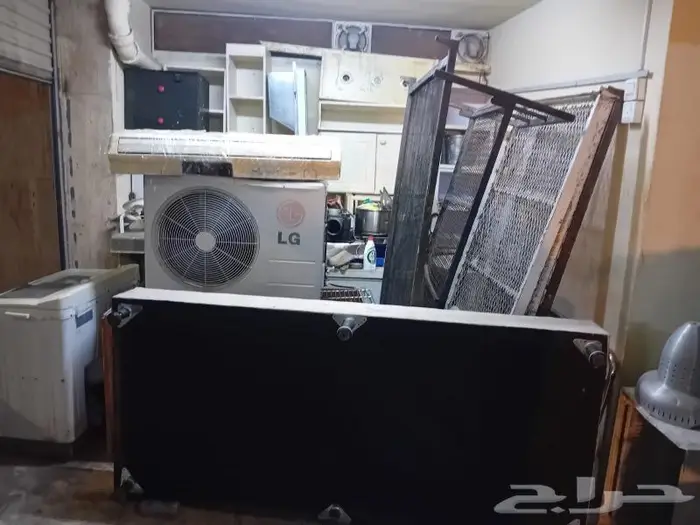 سكراب حديد وخشب مع فريز ومكيف سبلت وصحراوي للبيع 1