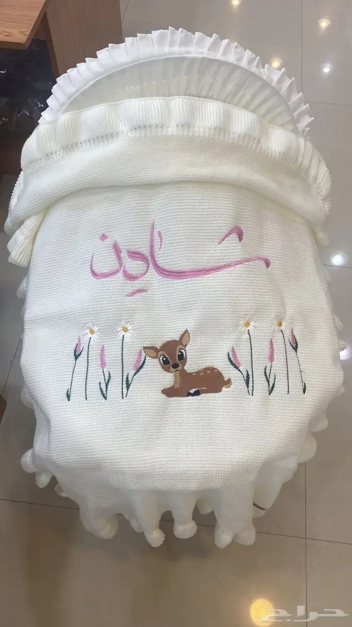 مفارش اطفال تطريز بالاسم 33