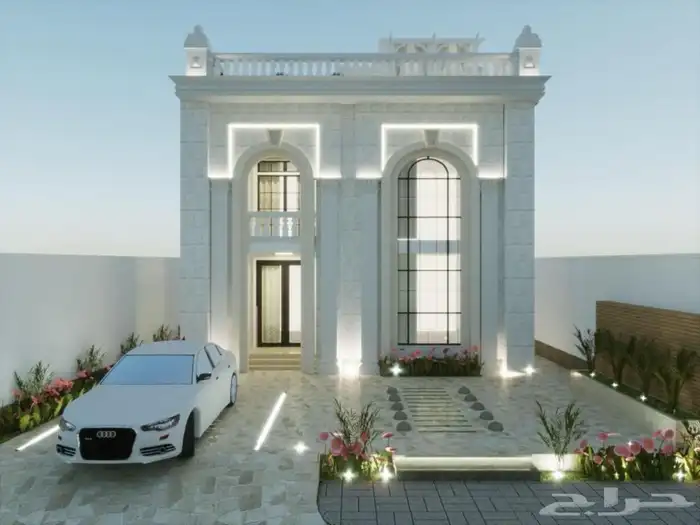 واجهات فلل-تصميم-مصمم-ديكور-واجهات مودرن-معماري-واجهات فلل 8