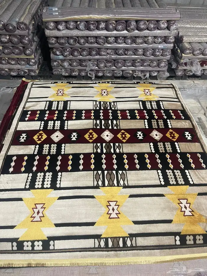 سجاد مدات مفارش نقشات جديدة متوفرة كميات جديد 34