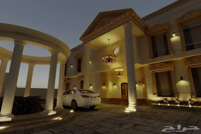 واجهات فلل-تصميم-مصمم-ديكور-واجهات مودرن-معماري-واجهات فلل 7