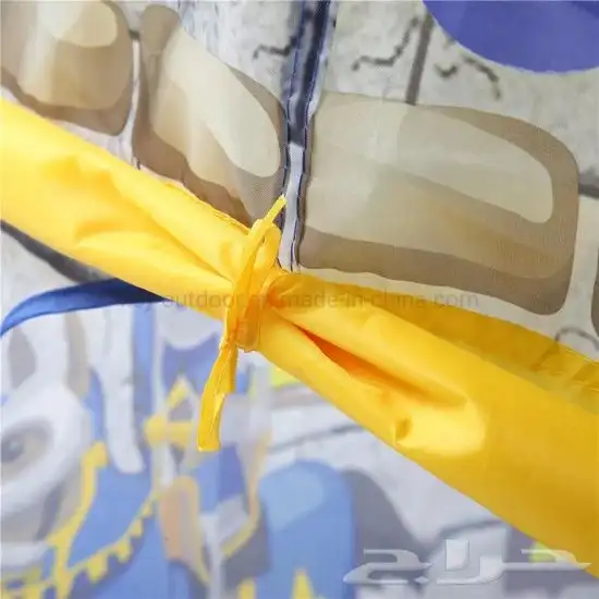 خيمة قماشية للأطفال بتصميم كوخ القلعة وبالحجم الكبير المميز 4