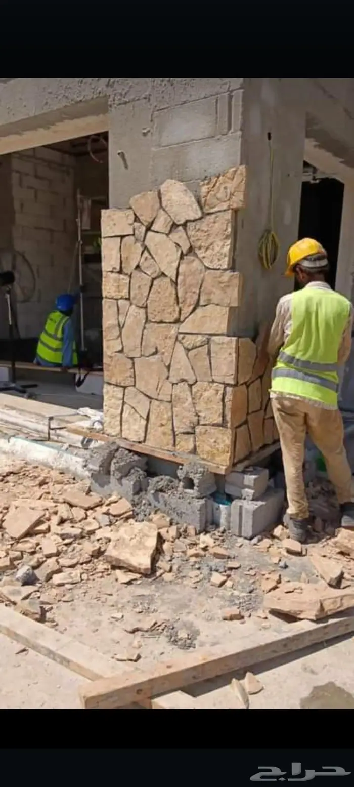 بوكلين و قلاب ل بناءحجر بجميع انواعة وقص وردم الأراضي وطر 4